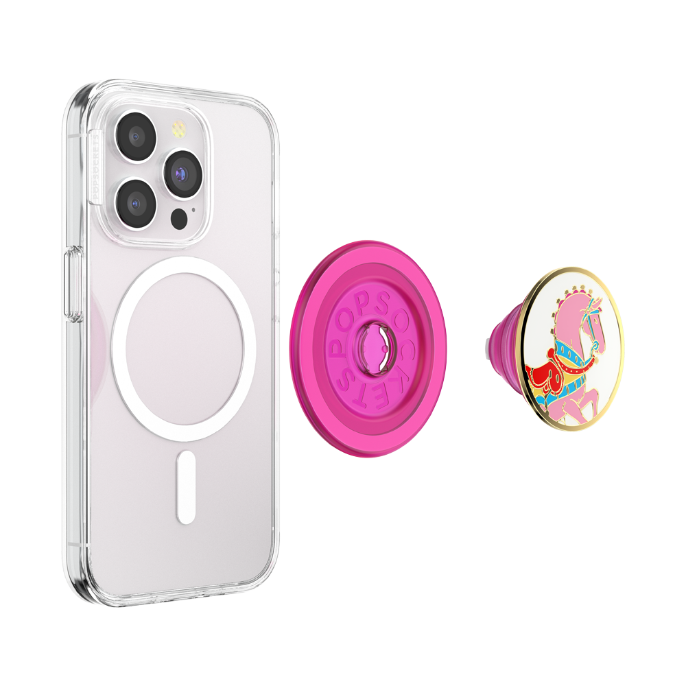 Enamel Carousel Pony — MagSafe PopGrip - US 21877