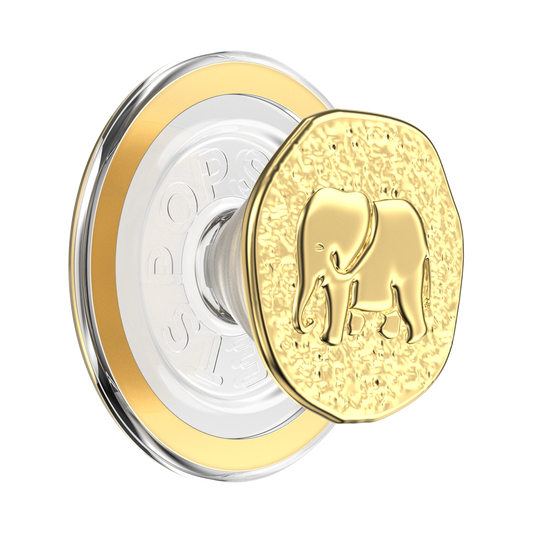 Enamel Elephant Token — MagSafe PopGrip - US 07130