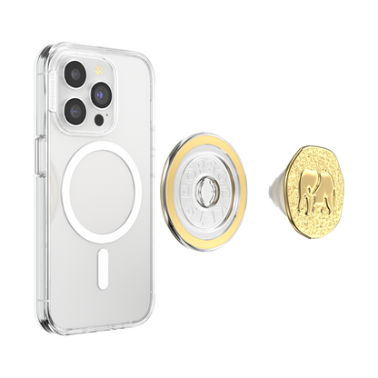 Enamel Elephant Token — MagSafe PopGrip - US 07130
