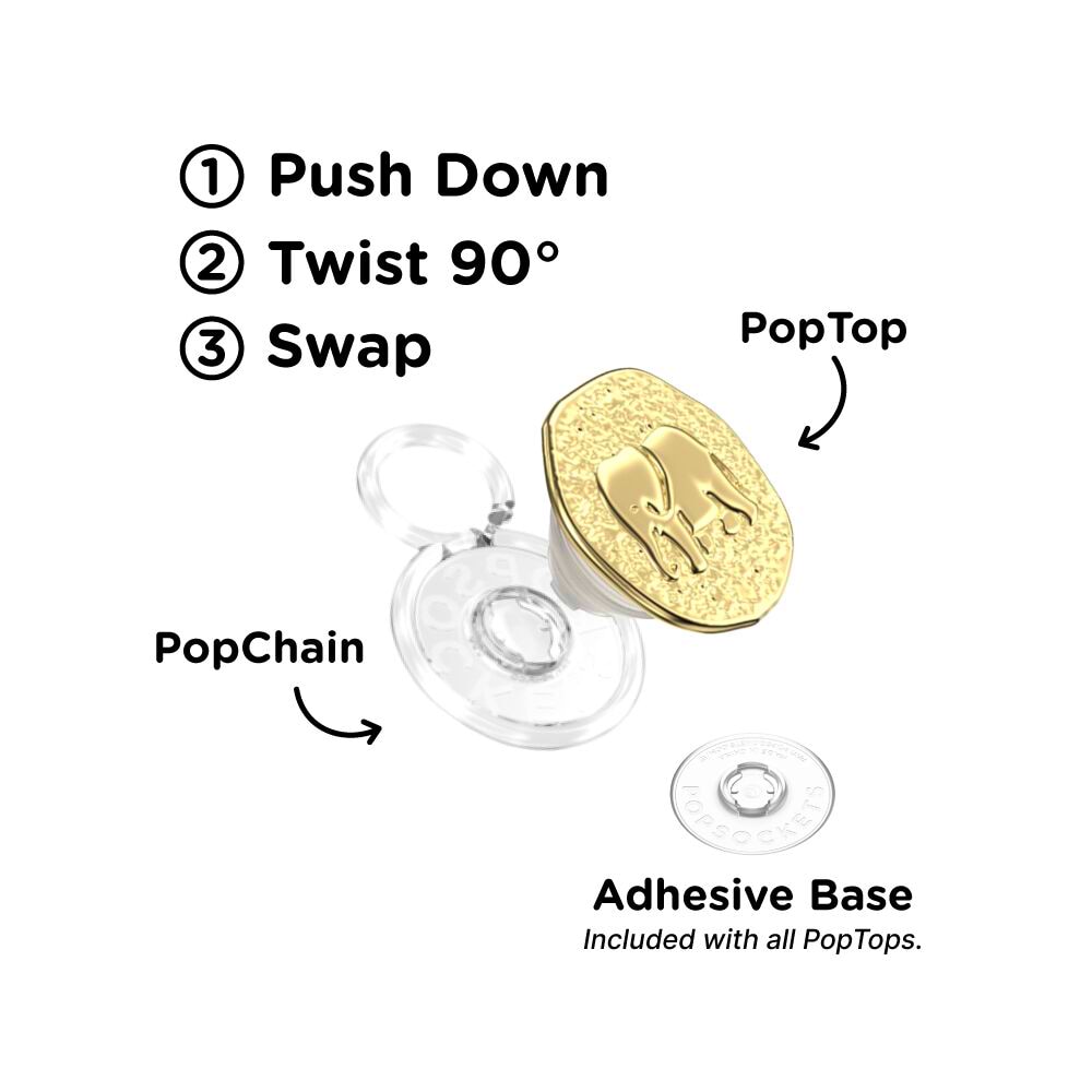 Enamel Elephant Token — PopTop - US 73063