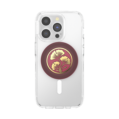 Enamel Ginkgo Oxblood — MagSafe PopGrip - US 33880