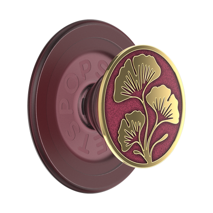 Enamel Ginkgo Oxblood — MagSafe PopGrip - US 34043