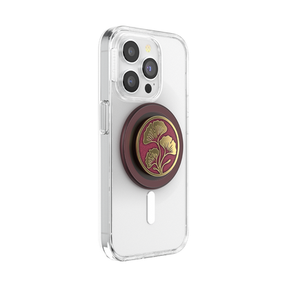 Enamel Ginkgo Oxblood — MagSafe PopGrip - US 34043