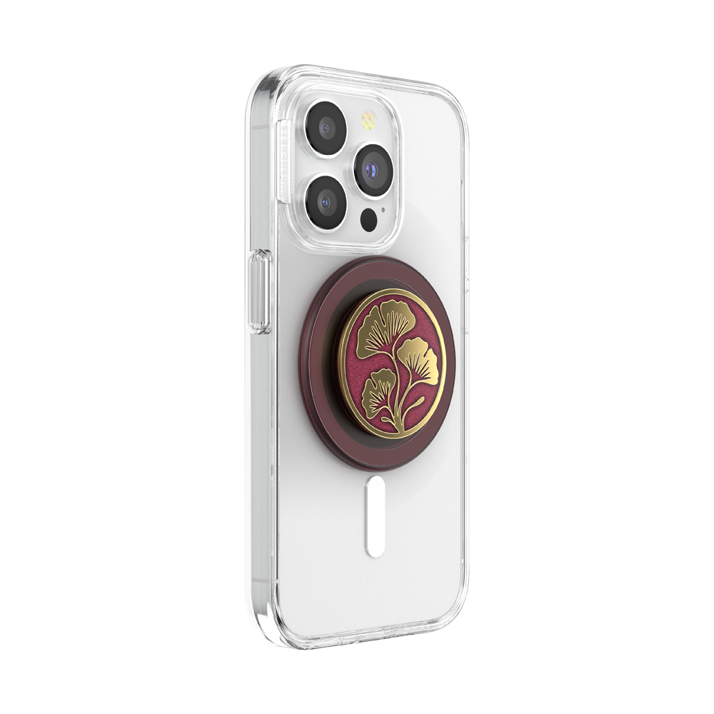 Enamel Ginkgo Oxblood — MagSafe PopGrip - US 33880