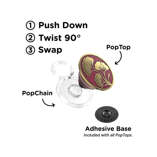 Enamel Ginkgo Oxblood — PopTop - US 79127