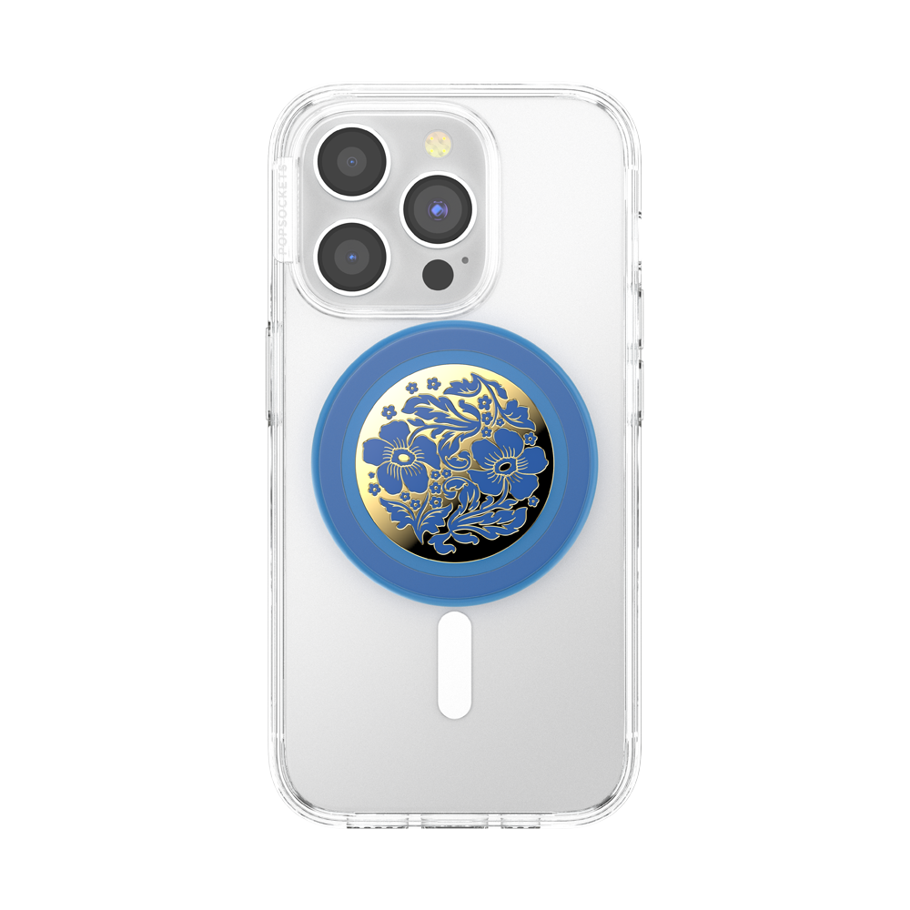 Enamel Lace Blue Vermeer — MagSafe PopGrip - US 09420