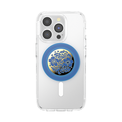 Enamel Lace Blue Vermeer — MagSafe PopGrip - US 09420