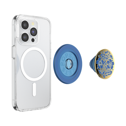 Enamel Lace Blue Vermeer — MagSafe PopGrip - US 08807
