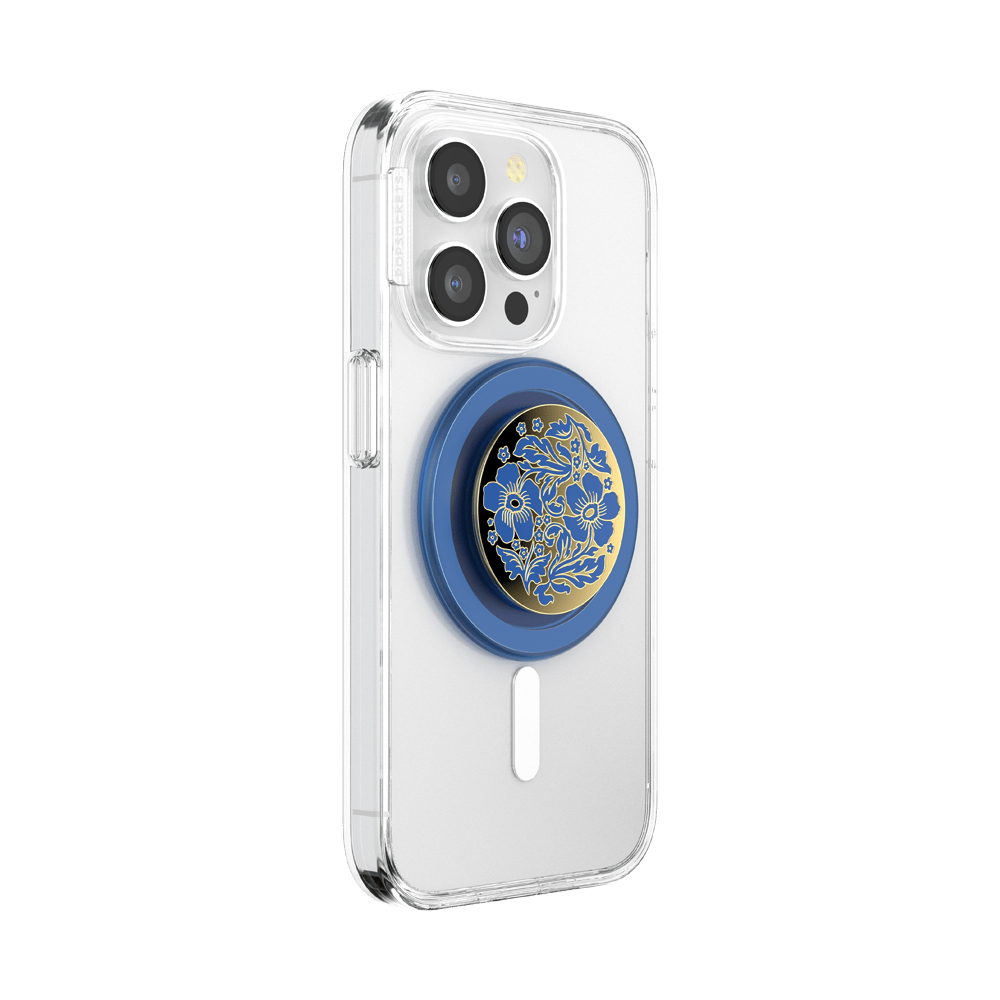 Enamel Lace Blue Vermeer — MagSafe PopGrip - US 00077