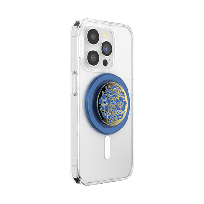 Enamel Lace Blue Vermeer — MagSafe PopGrip - US 09420