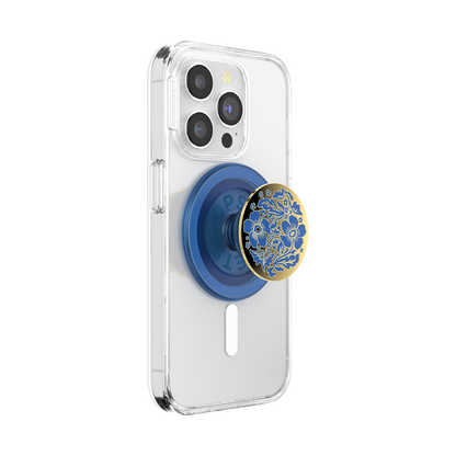 Enamel Lace Blue Vermeer — MagSafe PopGrip - US 73068