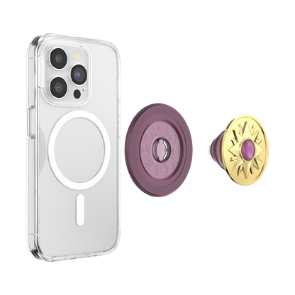 Enamel Sun Jewel Mauve — MagSafe PopGrip - US 18129