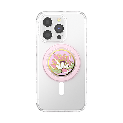 Enamel Water Lily — MagSafe PopGrip - US 71610
