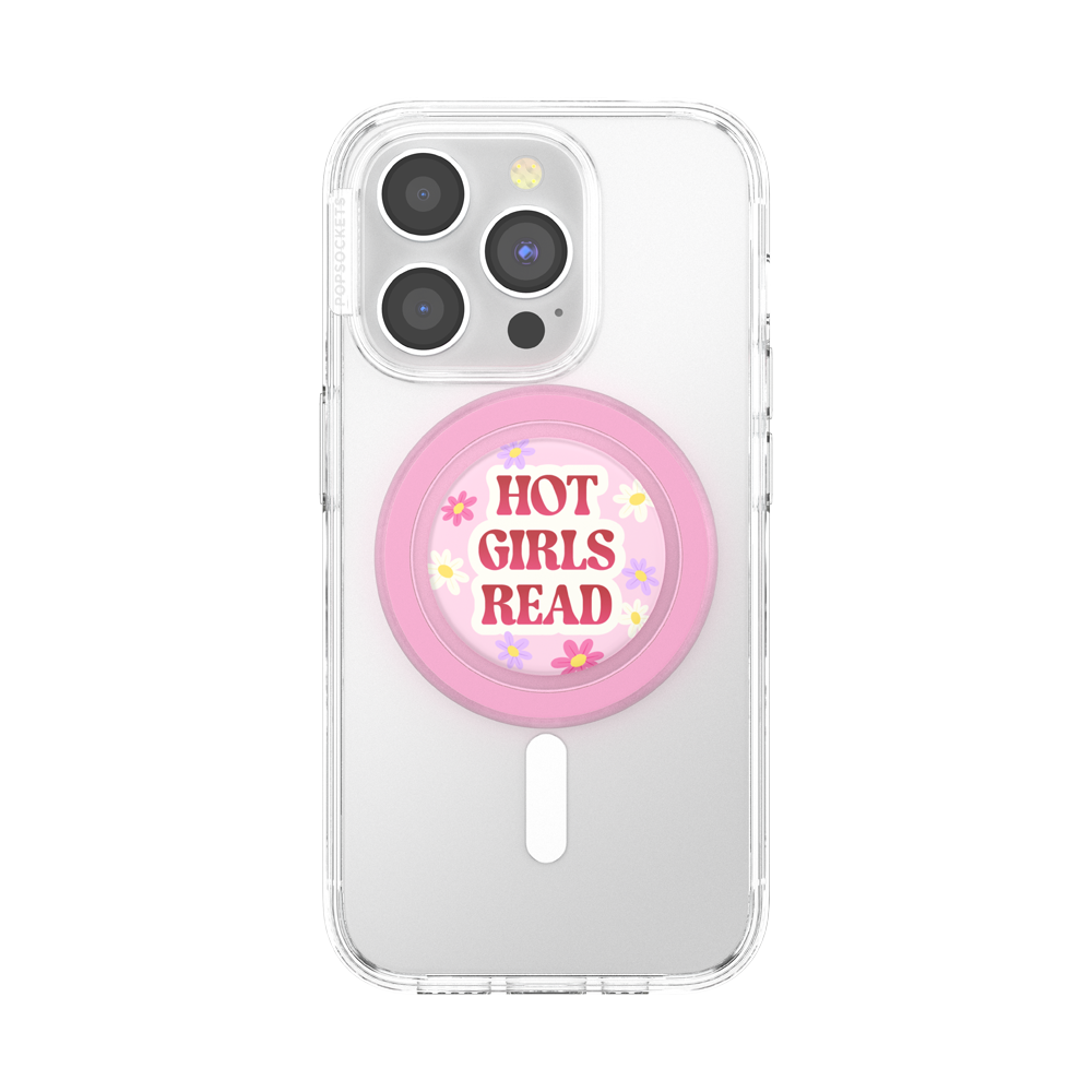 Hot Girls Read Pink — MagSafe PopGrip - US 24311