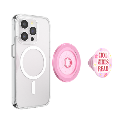 Hot Girls Read Pink — MagSafe PopGrip - US 36765