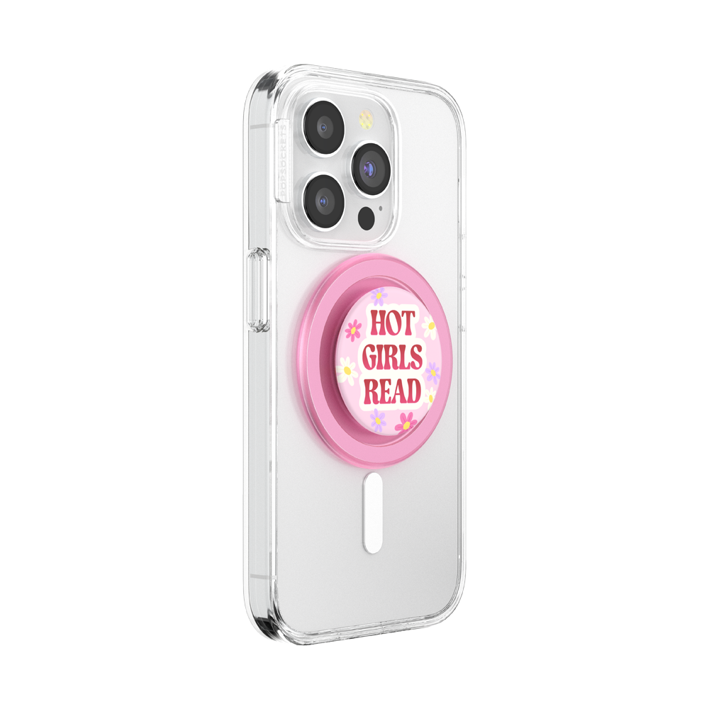 Hot Girls Read Pink — MagSafe PopGrip - US 36765