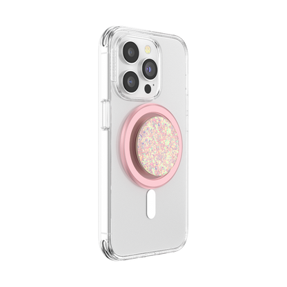 Iridescent Confetti Rose — MagSafe PopGrip - US 31651