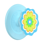Molded Flower Kaleidoscope Blue — MagSafe PopGrip - US 89278