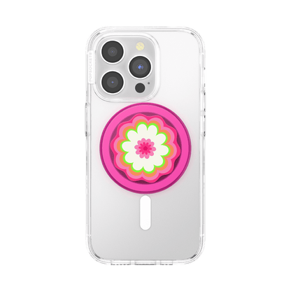 Molded Flower Kaleidoscope Pink — MagSafe PopGrip - US 39313