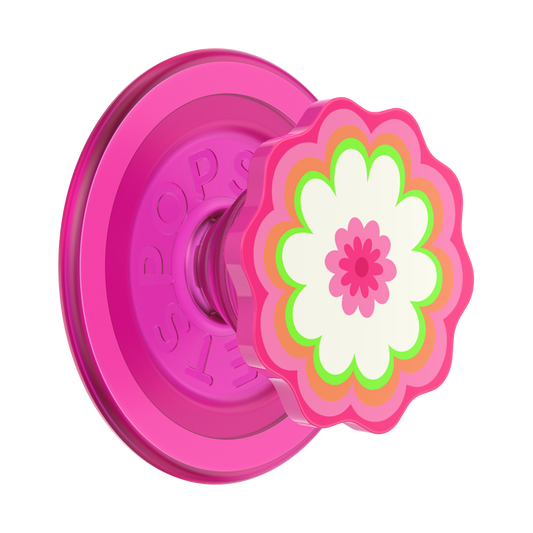 Molded Flower Kaleidoscope Pink — MagSafe PopGrip - US 96474