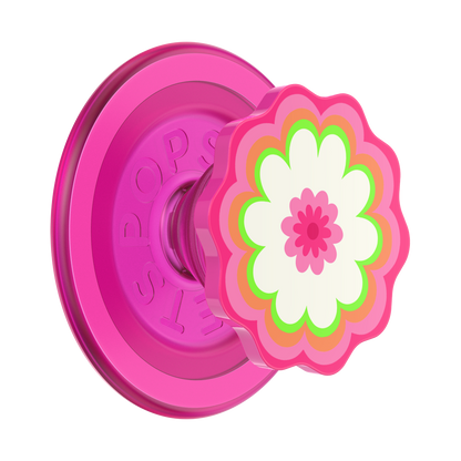 Molded Flower Kaleidoscope Pink — MagSafe PopGrip - US 06015