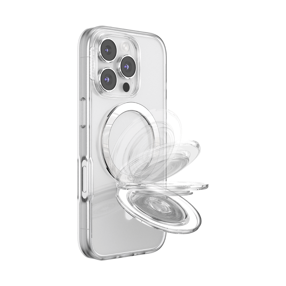 Clear  —  MagSafe Kick-Out Grip & Stand - US 34607