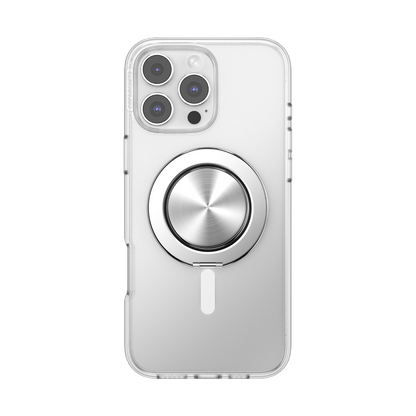 Aluminum Radial Silver —  MagSafe Kick-Out Grip & Stand - US 39107
