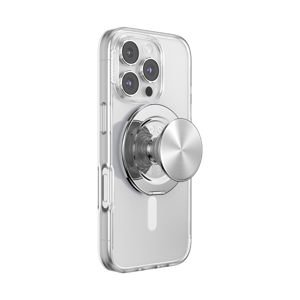 Aluminum Radial Silver —  MagSafe Kick-Out Grip & Stand - US 30941