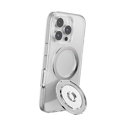 Aluminum Radial Silver —  MagSafe Kick-Out Grip & Stand - US 62630