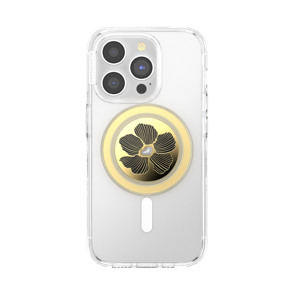Enamel Mae Flower with Pearl — MagSafe PopGrip - US 05682