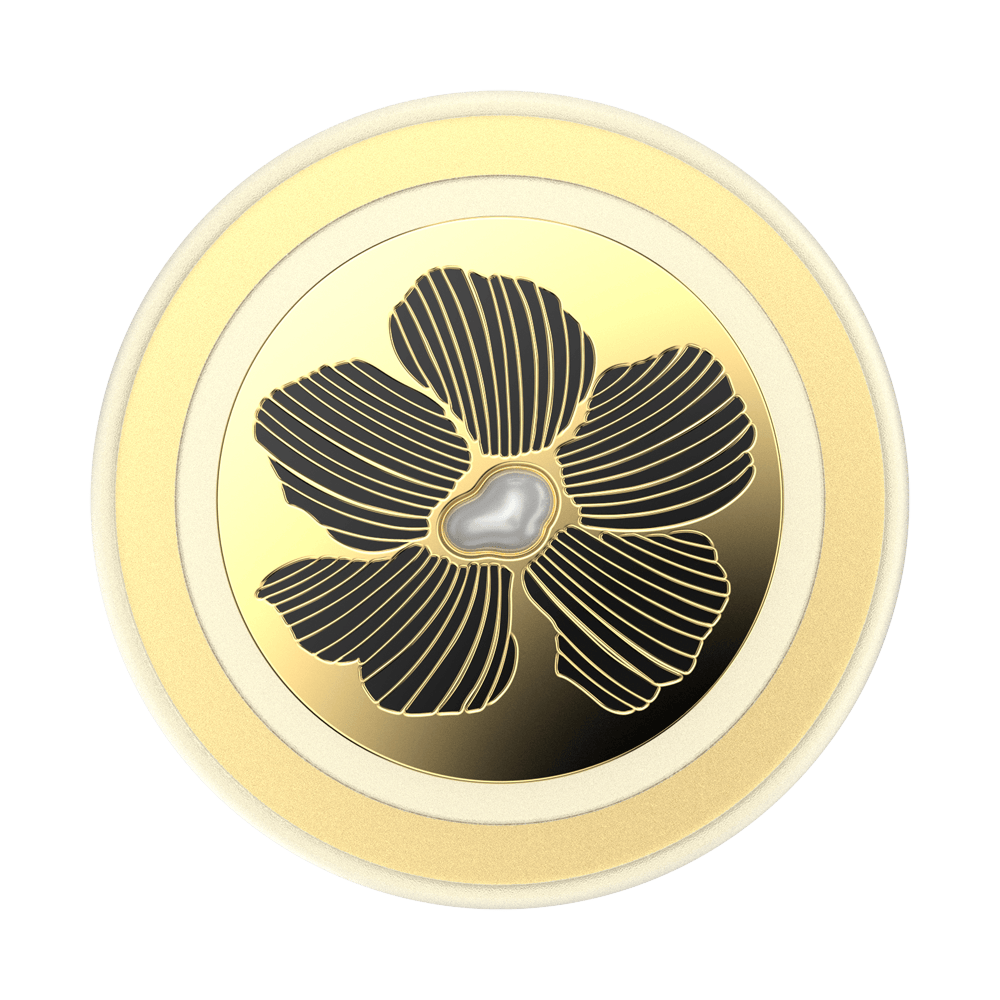 Enamel Mae Flower with Pearl — MagSafe PopGrip - US 23393