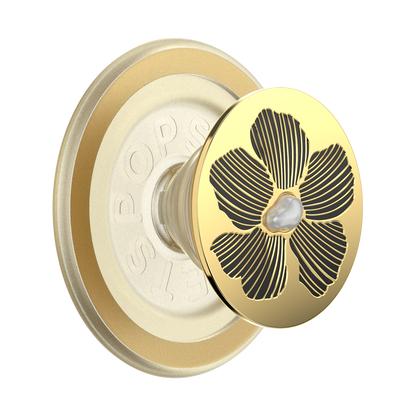Enamel Mae Flower with Pearl — MagSafe PopGrip - US 39431