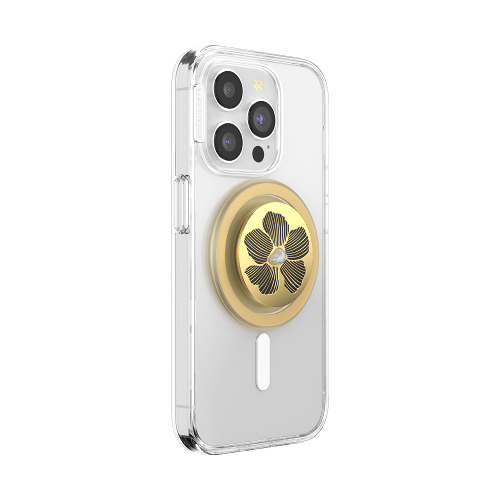 Enamel Mae Flower with Pearl — MagSafe PopGrip - US 76548