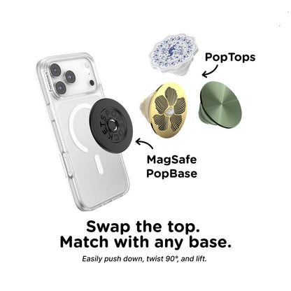 Enamel Mae Flower with Pearl — PopTop - US 35301