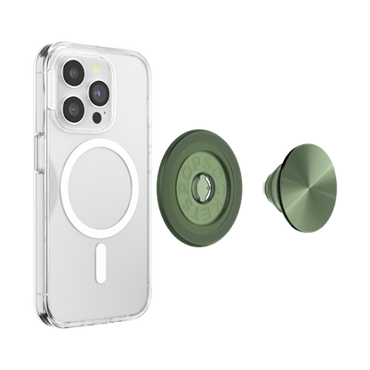 Aluminum Radial Olive — MagSafe PopGrip - US 89364