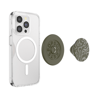 Aluminum Swirl — MagSafe PopGrip - US 99324