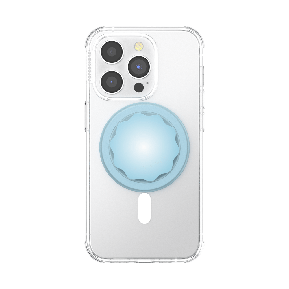 Molded Flower Blue Sigh — MagSafe PopGrip - US 52109