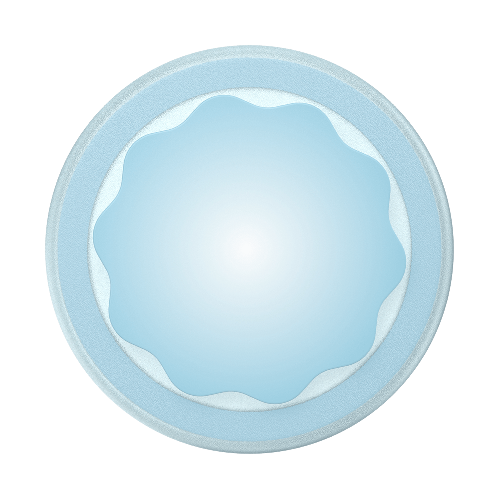 Molded Flower Blue Sigh — MagSafe PopGrip - US 82497