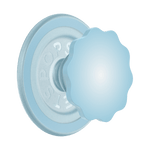 Molded Flower Blue Sigh — MagSafe PopGrip - US 33116