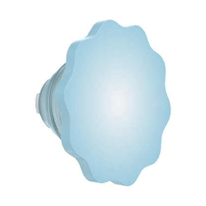 Molded Flower Blue Sigh — PopTop - US 61842