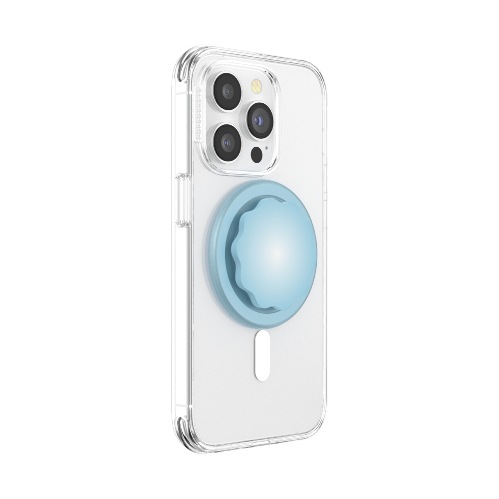 Molded Flower Blue Sigh — MagSafe PopGrip - US 52109