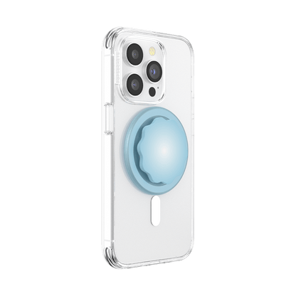 Molded Flower Blue Sigh — MagSafe PopGrip - US 52109