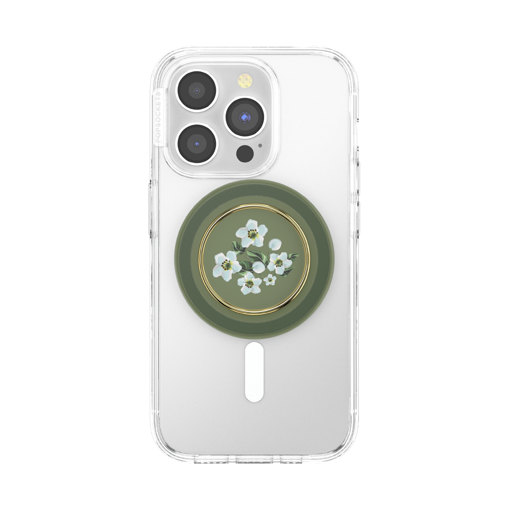 Enamel Floral Relief — MagSafe PopGrip - US 51770