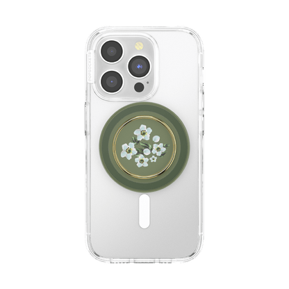 Enamel Floral Relief — MagSafe PopGrip - US 51770
