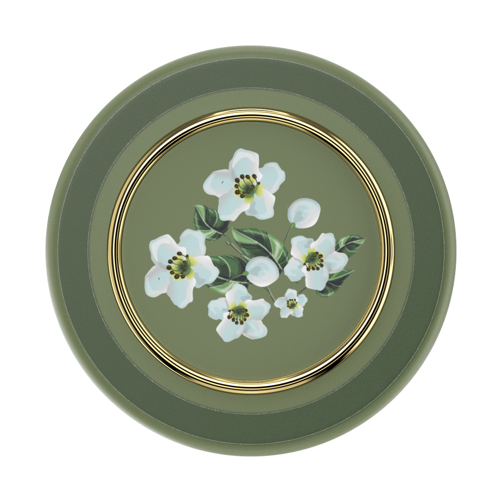 Enamel Floral Relief — MagSafe PopGrip - US 56697