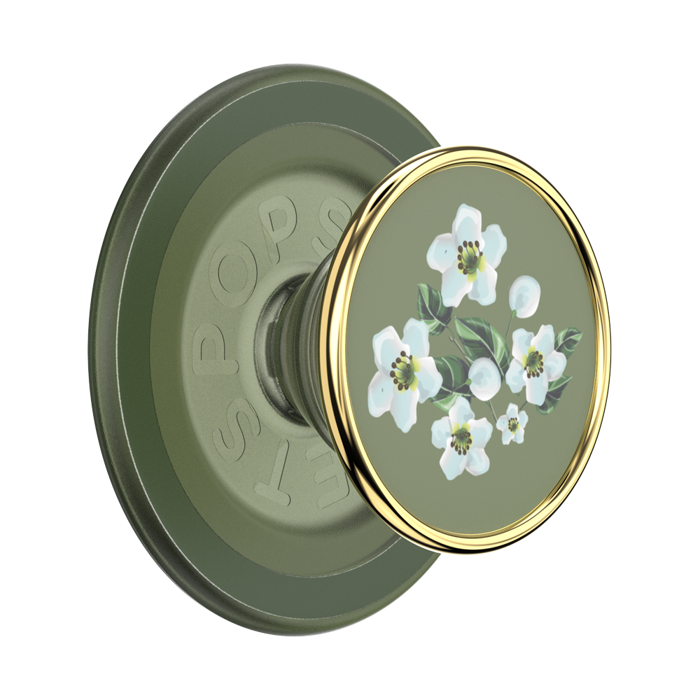 Enamel Floral Relief — MagSafe PopGrip - US 11754