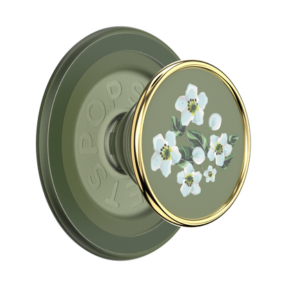 Enamel Floral Relief — MagSafe PopGrip - US 11754