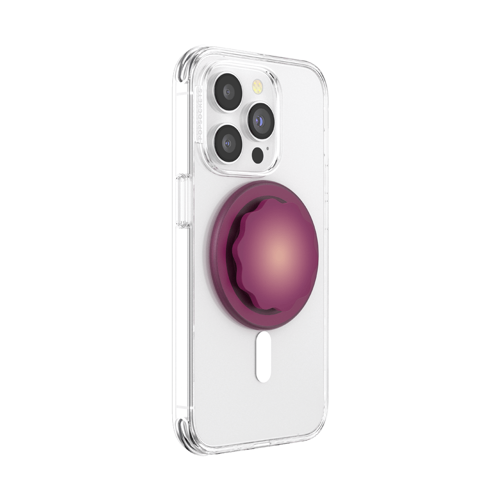 Molded Flower Red Wine — MagSafe PopGrip - US 10274