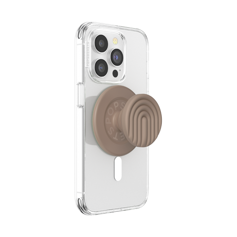 PopOut Latte Curves — MagSafe PopGrip - US 06852