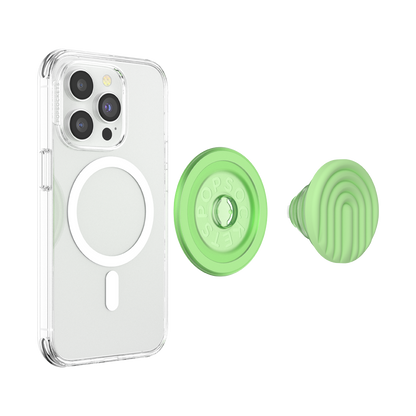 PopOut Curves Matcha Dew — MagSafe PopGrip - US 03746